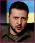  ?? ?? Ukraine’s Volodymyr Zelenskyy