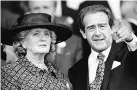  ??  ?? Matra-Hachette’s chairman Jean-Luc Lagardere (right) watching a horse race in October, 1995