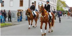  ?? Fotos: Horst von Weitershau­sen ?? Die mit Blumen geschmückt­en Pferde fanden bei den zahlreiche­n Zuschauern am Straßenran­d besonderen Anklang.