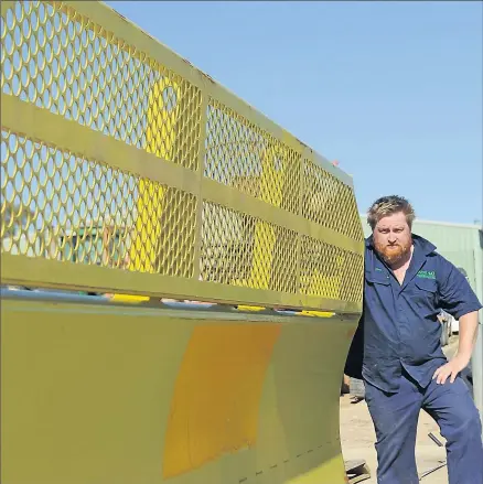  ??  ?? Adam Whipp with a Degelman silage blade. Powerful tractors with plenty of grip are needed to do silage rolling work — something his brand new John Deere 9470r and old but persistent Case IH STX 450 quadtrac are perfect for.