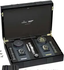  ??  ?? The James bond Limited edition set.