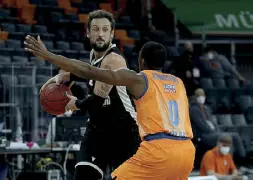  ?? ?? Impreciso Marco Belinelli non ha trovato la via del canestro (foto Ulm)