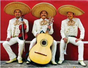  ??  ?? Latin serenade: A mariachi band evokes Mexico’s vibrant culture