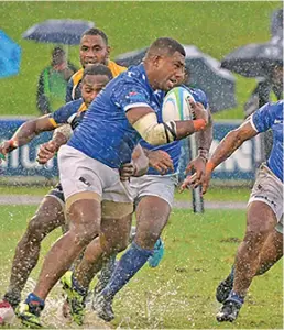  ?? Photo: Ronald Kumar ?? Police Blue will be one of the top teams playing in the Service 7s in July.