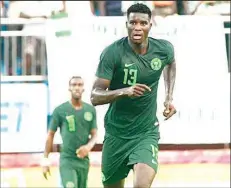  ??  ?? Super Eagles striker, Paul Onuachu