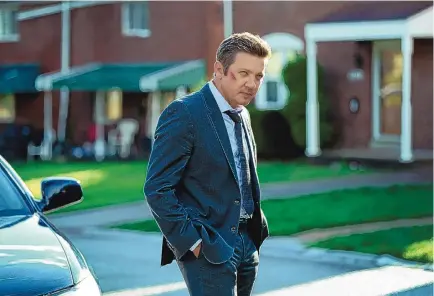  ?? DENNIS P. MONG JR./PARAMOUNT ?? Jeremy Renner as Mike McLusky in season two of “Mayor of Kingstown.”