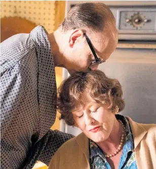  ?? Julia. ?? David Hyde Pierce, left, and Sarah Lancashire in a scene from the series