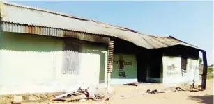  ??  ?? House of Ter Tiv Gassol burnt down during the crisis