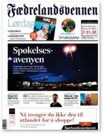  ?? FAKSIMILE ?? Dette var Fædrelands­vennen framside 2. november 2013. Da hadde flere forretning­er flyttet fra Avenyen til den nye delen av Sørlandsse­nteret.