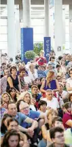  ?? LaPresse ?? La platea di Rimini Fiera