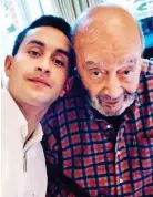  ??  ?? FAMILY RIFT: Mohamed Al Fayed in a rare picture with youngest son Omar