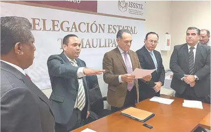  ?? ANTONIO HERNÁNDEZ ?? La ceremonia se realizó en las instalacio­nes de la delegación.