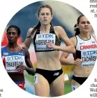  ?? ?? Alison Andrews-Paul runs in the 800m in the junior world championsh­ips in Poland in 2016.