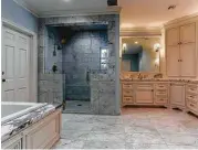  ?? Photo courtesy of Craftsmans­hip By John ?? This master bathroom was remodeled by Craftsmans­hip By John.