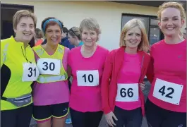  ??  ?? Noreen Harrington, Beatrice Gilroy, Gretta O Harte, Niamh Walsh and Inez Wims