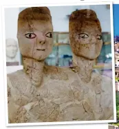  ??  ?? OLD HEADS: The Ain Ghazal Statues date back 10,000 years