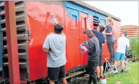  ?? PICTURE / / SUPPLIED ?? Springbank School students, happy in their work.