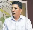  ??  ?? PROPUESTA. Miguel Aguilar, presidente del Stenee.