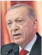 ?? ?? Erdogan: Has close ties with Moscow