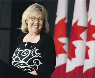  ?? JUSTIN TANG / THE CANADIAN PRESS ?? Green Party Leader Elizabeth May was accused of creating a toxic work environmen­t by yelling at staff or publicly putting them down.