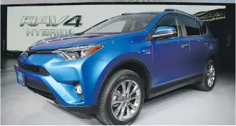  ?? DAVID BOOTH/ DRIVING ?? The 2016 Toyota RAV4 is expected to have more horsepower than previous models.