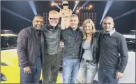  ?? PICTURE: BBC/PA ?? ‘QUEEN OF NURBURGRIN­G’: Sabine Schmitz, the only female winner of a famous German race, with the Top Gear team in 2016.