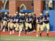  ?? PAUL DICICCO — FOR THE NEWS-HERALD ?? The John Carroll football team hosts rival Baldwin Wallace on Nov. 10 at 1 p.m.