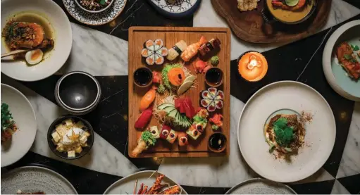  ?? SUSHI PLATTER & ASSORTMENT OF FOODS ??