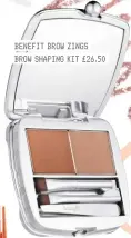  ??  ?? BENEFIT BROW ZINGS BROW SHAPING KIT £26.50