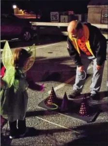  ?? SUBMITTED PHOTOS ?? Left, churches on First Street in Birdsboro have outdoor festivitie­s on both the West and the East sides of town. Right, The scene during last year’s Light the Night event. Below, refreshmen­ts served at last year’s Light the Night event.