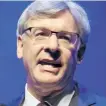  ?? PETER J. THOMPSON/FINANCIAL POST ?? RBC President and CEO David Mckay speaks to shareholde­rs at the companies annual shareholde­rs meeting at Toronto’s Sony Centre, Thursday.