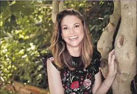  ?? Al Seib Los Angeles Times ?? SUTTON FOSTER is thrilled to play the Baker’s Wife in a Hollywood Bowl production of “Into the Woods.” “She’s daring and hopeful and optimistic,” she says.