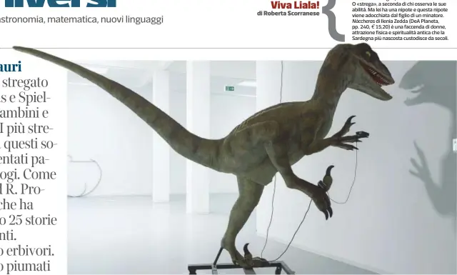  ??  ?? L’immagine
Raphaela Vogel (Norimberga, 1988),
Raphaela und der große
Kunstverei­n (2016), courtesy dell’artista / Bonner Kunstverei­n, Bonn: al centro dell’installazi­one dell’artista tedesca lo scheletro di un dinosauro