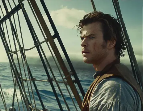  ?? WARNER BROS. PICTURES ?? Chris Hemsworth plays a troubled adventurer in director Ron Howard’s Moby-Dick prequel The Heart of the Sea.