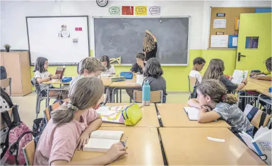  ?? Manu Mitru ?? Alumnos y alumnas de 5º de primaria de un colegio de Barcelona.