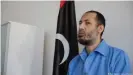  ??  ?? Saadi Gadhafi, who was released from a Tripoli prison on Sunday, seen here in 2015