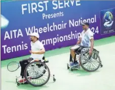  ?? PHOTOS: HTCS ?? First Serve and AITA team up to champion diversity and skill in wheelchair tennis