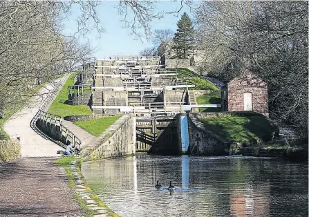  ??  ?? Repairs are due to start on the Bingley Five-Rise Locks in January.