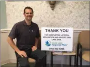  ?? KEVIN MARTIN — THE MORNING JOURNAL ?? Todd Danielson, Chief Utilities Executive of Avon Lake Regional Water expressed concerns about a bill before the Ohio House Finance Committee impacting local water and sewer rates. The utility has been praised for their Lateral Loan Program, providing assistance for local customers to separate their sewer laterals.