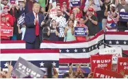  ?? /Foto: AP ?? El presidente Donald Trump durante un mitin para lanzar su campaña de reelección en el Amway Center, en Florida.