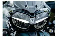  ??  ?? LED DRLs give the Tiger an aggressive new face