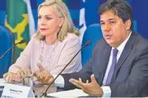  ?? MARCELLO CASAL JR/AGÊNCIA BRASIL ?? Presidente do Inep, Maria Inês Fini, e o ministro Mendonça Filho