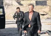  ?? Cleopatra Entertainm­ent ?? ARMAND ASSANTE chews up the scenery as Mussa in a cheesy, hackneyed Kazakh crime-thriller.