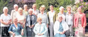  ??  ?? ●●A reunion of former Rochdale Grammar School for girls pupils