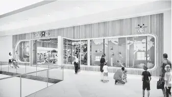  ?? Toys R Us / Associated Press ?? An artist’s rendering shows a new Toys R Us store, which will be about 6,500 square feet — a fraction of the brand’s former big box stores, which were about 40,000 square feet.