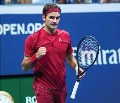  ?? FOTO: LEHTIKUVA/AFP/EDUARDO MUNOZ ALVAREZ ?? Roger Federer gjorde processen kort mot japanen Yoshihito Nishioka.