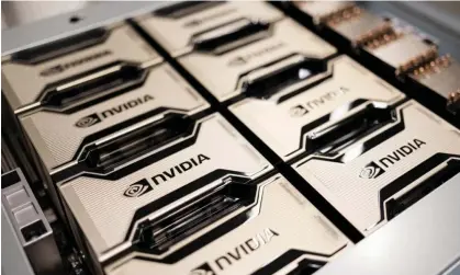  ?? ?? Tool’s like OpenAI’s ChatGPT require thousands of Nvidia graphics processing units (pictured) to smoothly process all the informatio­n being fed in and output. Photograph: Nvidia