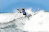  ?? Picture: SUPPLIED ?? ON A CREST OF A WAVE: Local surfing legend Greg Emslie could be one of the challenger­s out in action at the Port Alfred Classic during the Amanzi Challenge.