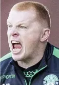  ??  ?? Shout it out: Neil Lennon