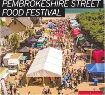  ?? ?? PEMBROKESH­IRE STREET FOOD FESTIVAL